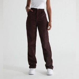 Pacsun Brown 90s corduroy bf carpenter pants waist 25
